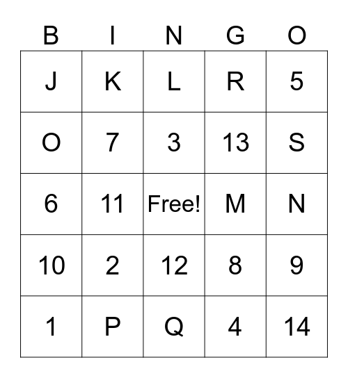 Morgan's Sweet 16 Bingo Card