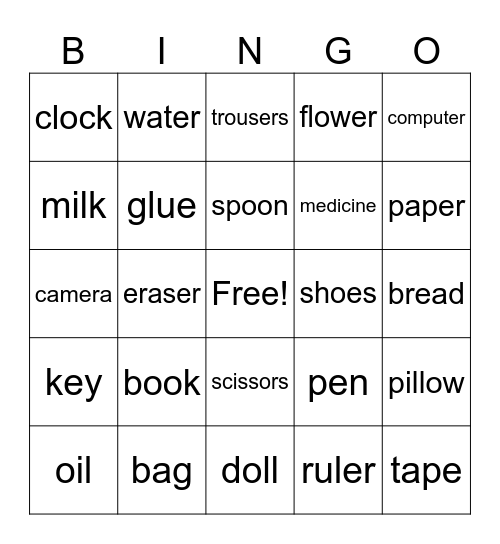 Saideco Bingo! Bingo Card