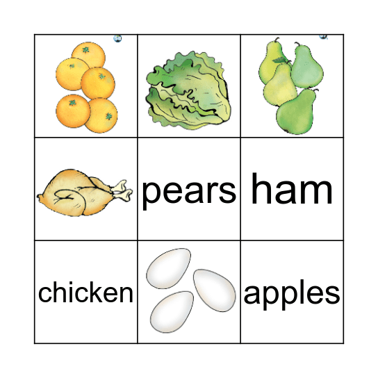 Bugs World unit 5 Bingo Card