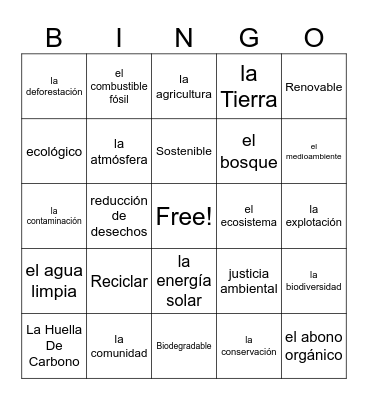 Journeys Puerto Rico Bingo Card