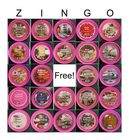 Terra’s Party Bingo Card