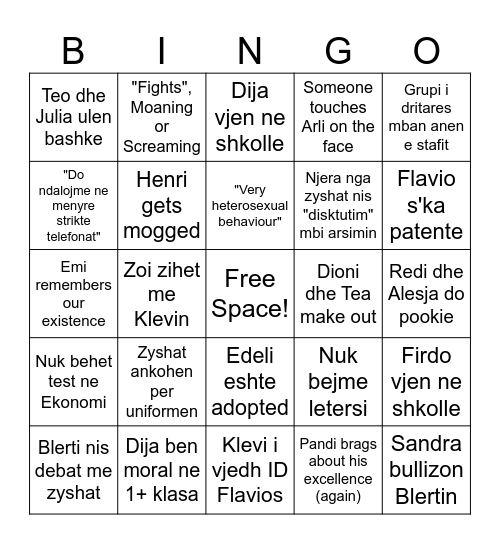 A Monday in Hermann Gmeiner Bingo Card