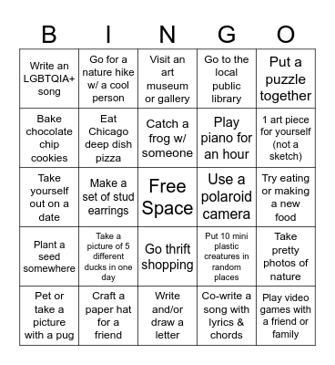 2024 Bingo! Bingo Card