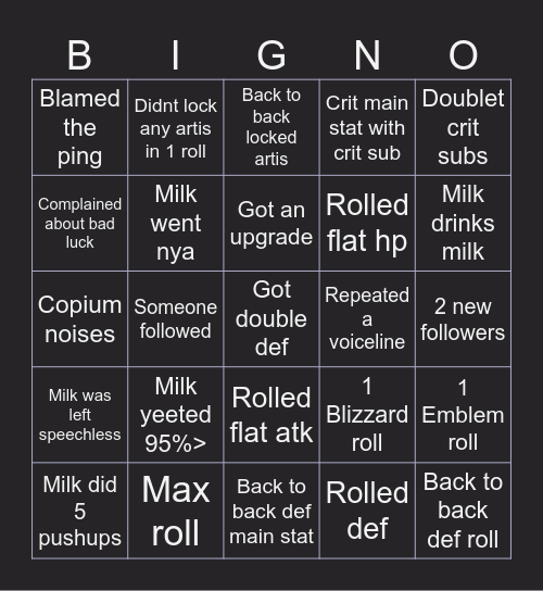 Strongbox Bingo! Bingo Card