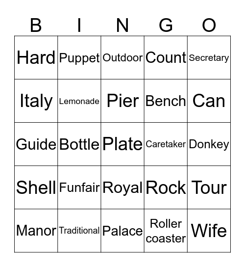 4tTards Bingo Card