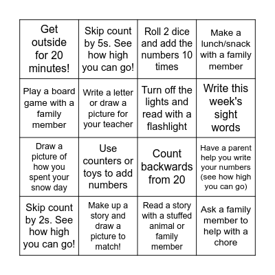 Mr. Dan's E-Learning Day BINGO! Bingo Card