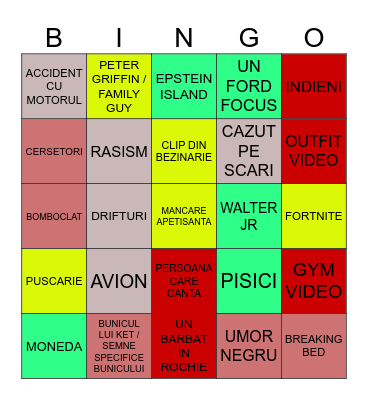 REELS BINGO Card