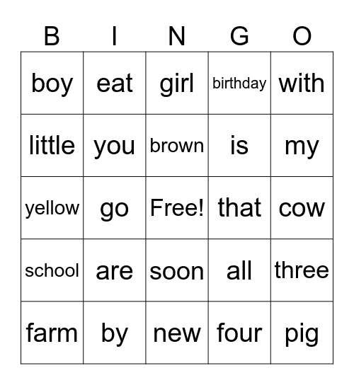 Green Clubs Bingo Card