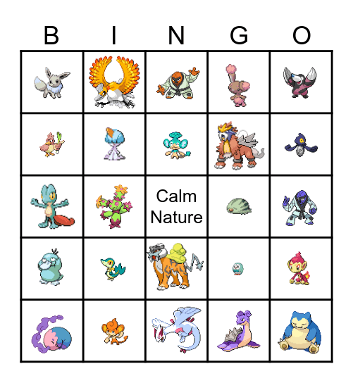 2024 Shiny Pokemon Bingo Card   2024 Shiny Pokemon 