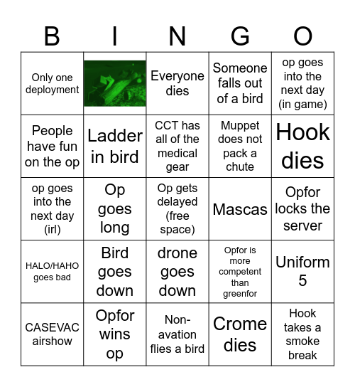 JGMS Bingo Card