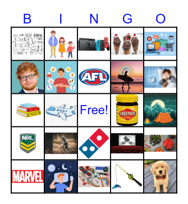 Who are you?!?! Bingo Card