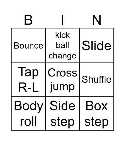 Lineair Progression Bingo Card