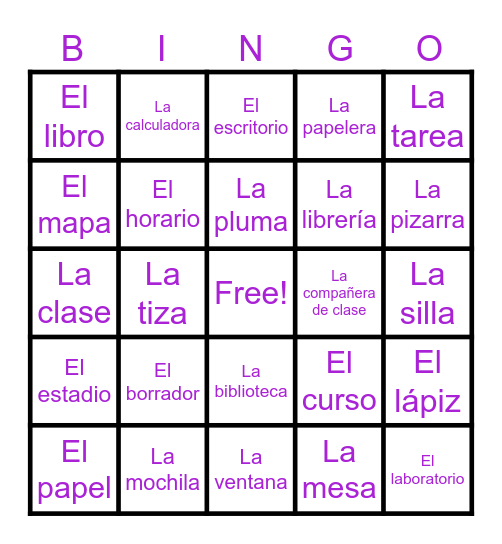 C2/V1 - La clase Bingo Card