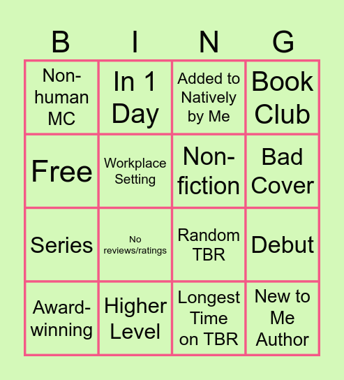 2024 Natively Bingo (Ger) Bingo Card