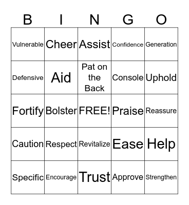 Outburst Bingo! Bingo Card
