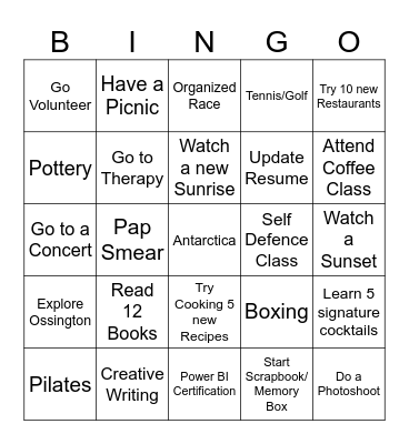 Daisy's 2024!!! Bingo Card
