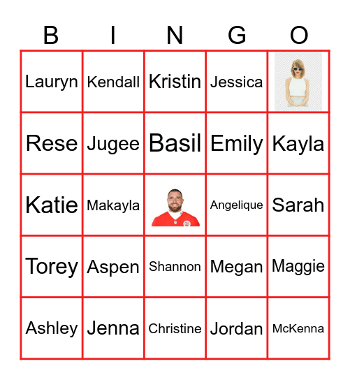 Favorite Song Bingo! Bingo Card