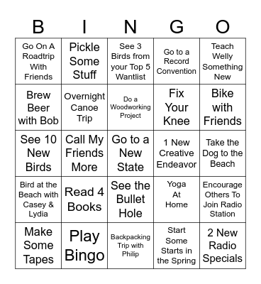 2024 Bingo Card