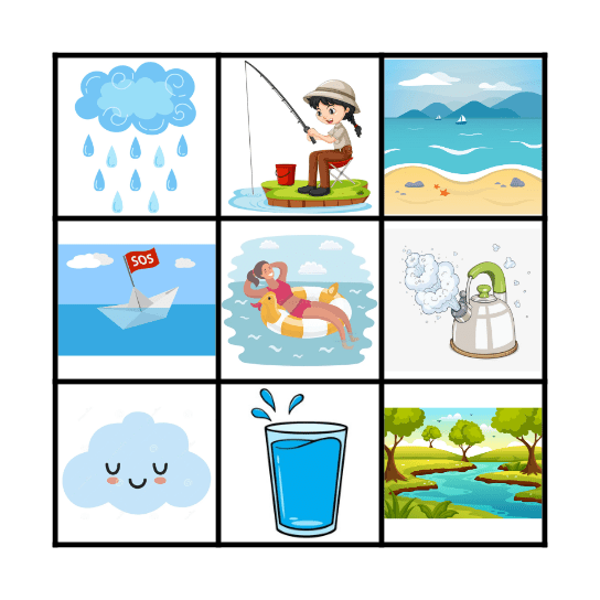 Water Bingo Card