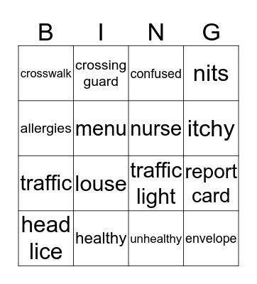 Unit 6 Review Bingo Card