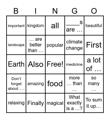 Persuasive Language Bingo ~ Debate! Bingo Card