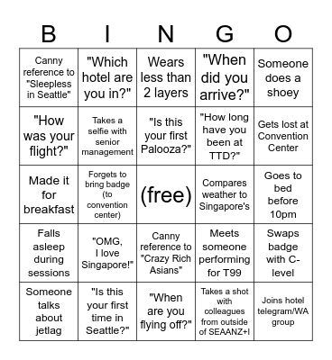 PALOOZA 2024 BINGO Card
