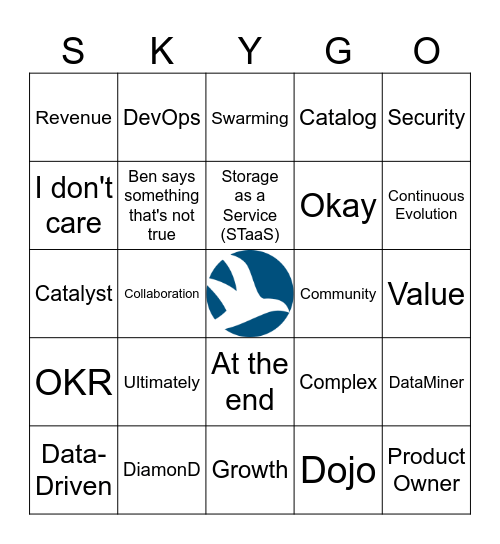 Quarterly Update Bingo Card