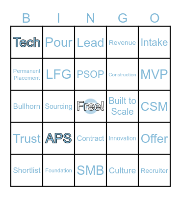 FTS All Hands Bingo! Bingo Card
