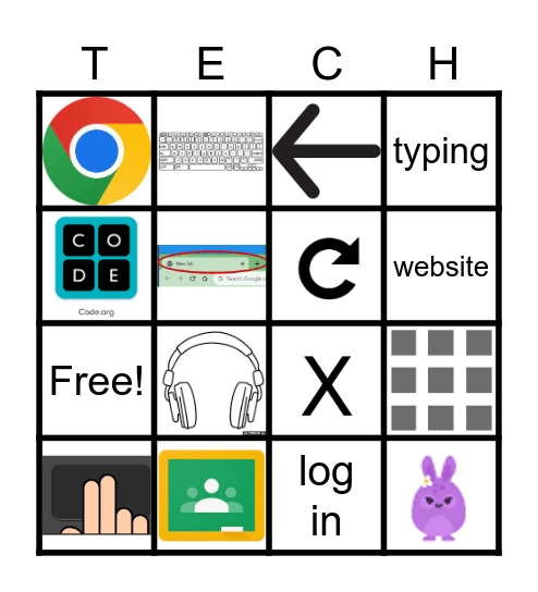 Technology Bingo deck 3 Bingo Card