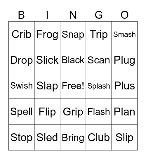 Blend Bingo Card