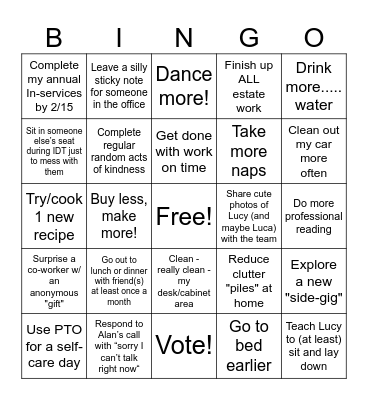 Debby's NY Bingo Card