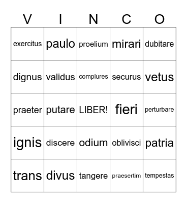 St. 37 consilium Bingo Card