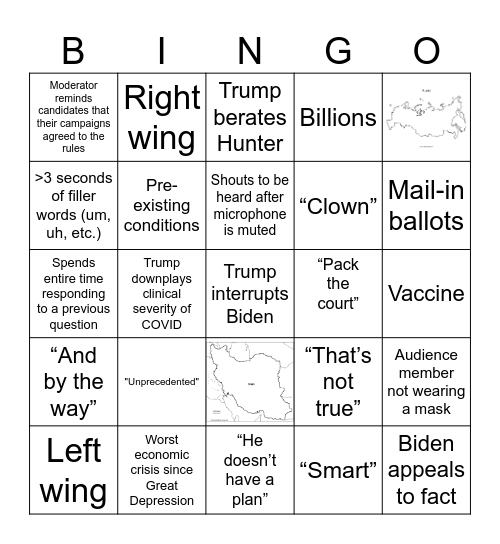 Any Functioning Adult 2020 Bingo Card