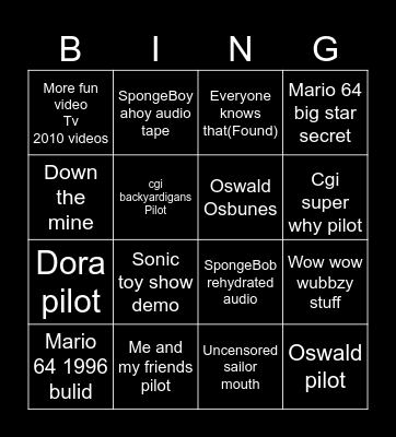 siskwkwiwiw Bingo Card