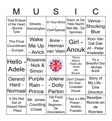 DUICboot Ronde 2.4 Bingo Card