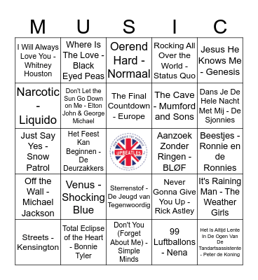 DUICboot Ronde 2.6 Bingo Card