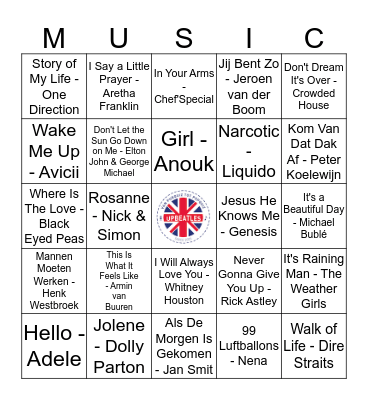 DUICboot Ronde 2.8 Bingo Card