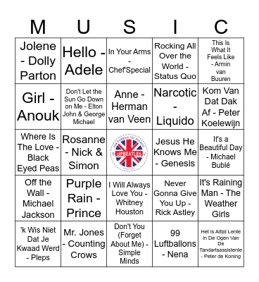 DUICboot Ronde 2.9 Bingo Card
