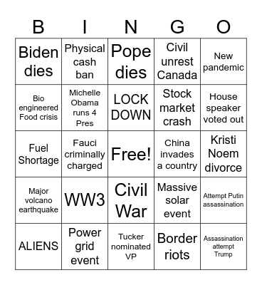 2024 Bingo Card