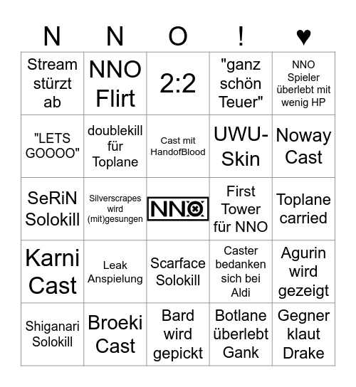 das objektiv bessere Rentner Bingo Card