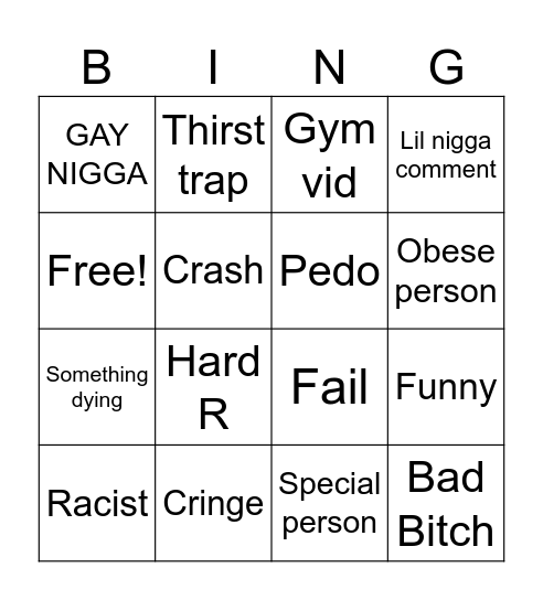 IG BINGO Card