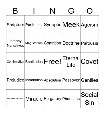 7th Gradew Review Bingo Card