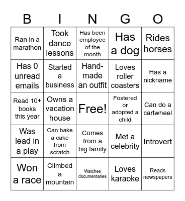 Spring Staff Training Icebreaker BINGO! Bingo Card