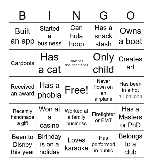 Spring Staff Training Icebreaker BINGO! Bingo Card