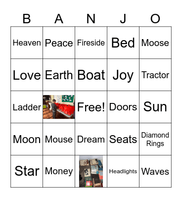 Country Music Bingo Card
