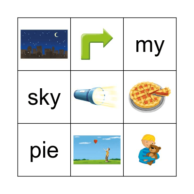 Oxford Phonics 3 - Unit 6 Bingo Card
