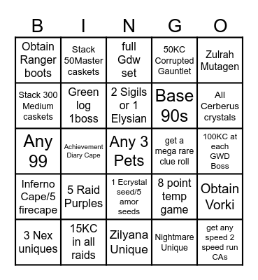 2024 OSRS Bingo Card