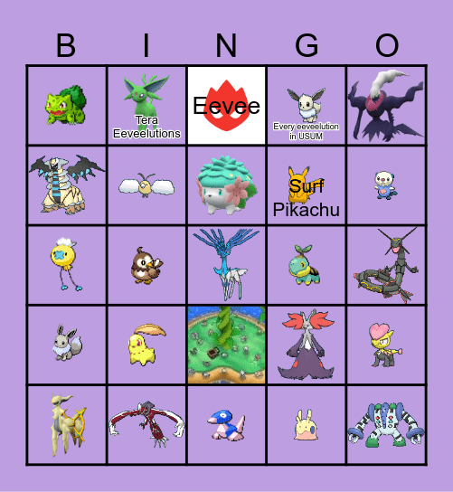 Apollo Full Odds Shiny Hunt Bingo Card