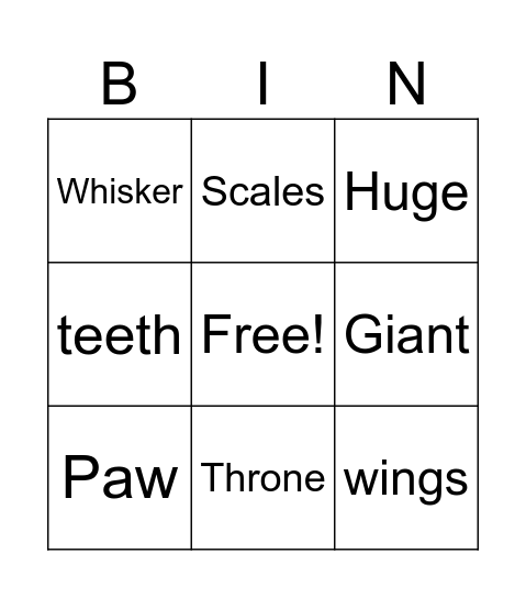 Up in space Bingo Card