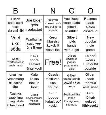 2024 bingo Card